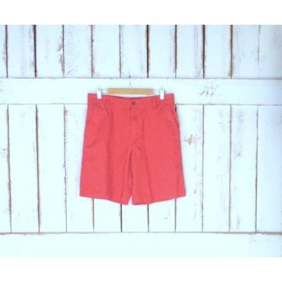 IZOD peach salmon colored cotton shorts - 34 - Picture 1 of 7